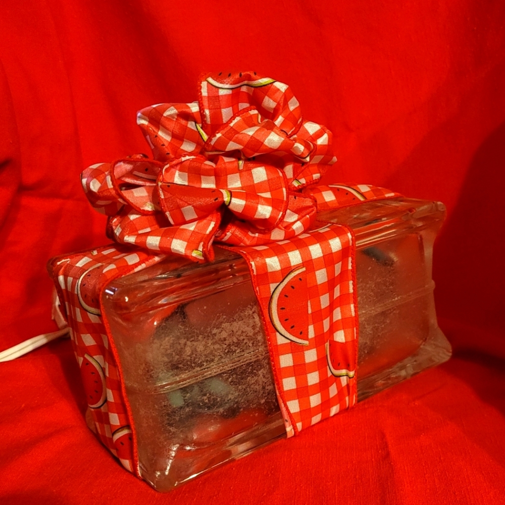Decorative Light Block With Watermelon Ribbon